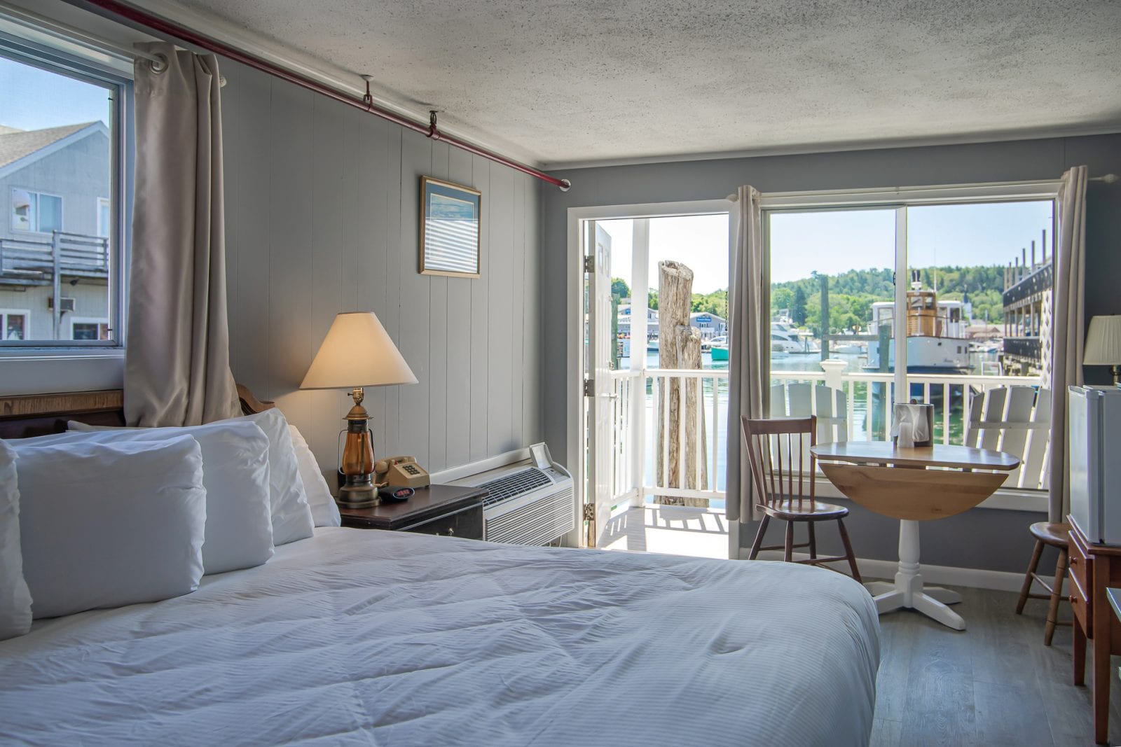 Boat House Down | Fisherman’s Wharf Inn, Boothbay Harbor Maine